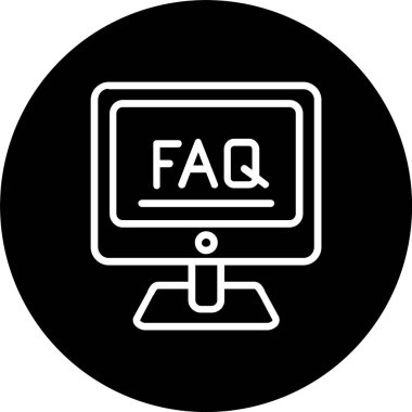 Faq Satırı Tersine Döndürülmüş Simge