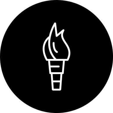 Meşale Hattı Tersine Çevrilmiş Simge