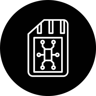 Bellek Kartı Satırı Tersine Çevrilmiş Simge