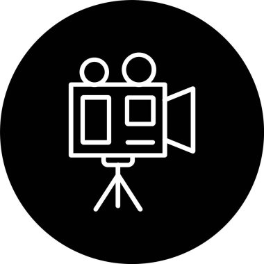 Video Kayıt Satırı Tersine Çevrilmiş Simge