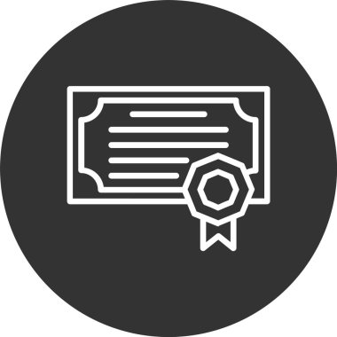 Sertifika Satırı Tersine Döndürülmüş Simge