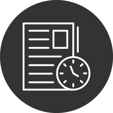 Sınav Satırı Tersine Döndürülmüş Simge