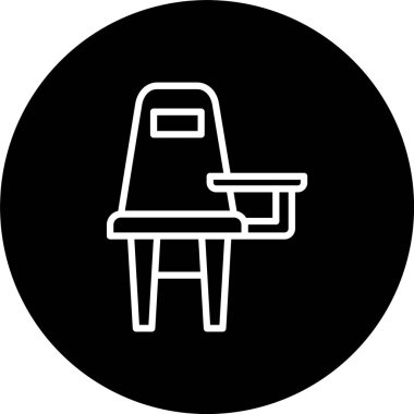 Sandalye Satırı Tersine Çevrilmiş Simge