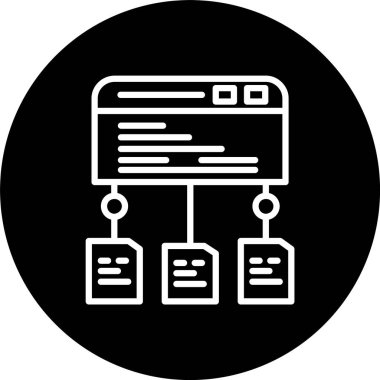 Veri Akımı Satırı Tersine Çevrilmiş Simge