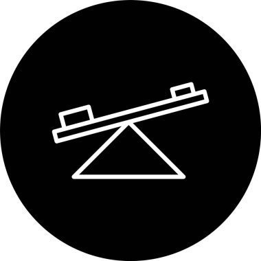 Tahterevalli Satırı Tersine Çevrilmiş Simge