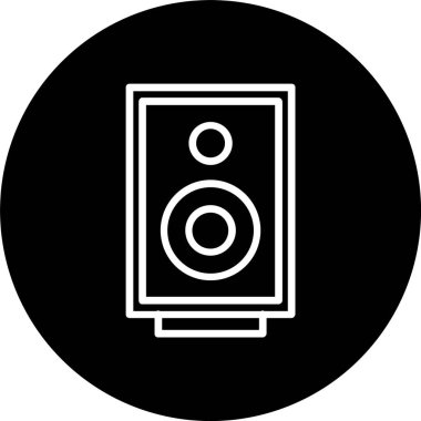 Hoparlör Satırı Tersine Çevrilmiş Simge