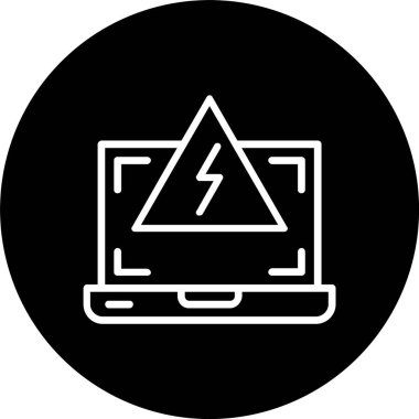 Şok Satırı Tersine Döndürülmüş Simge