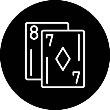 Poker Çizgisi Tersine Çevrilmiş Simge