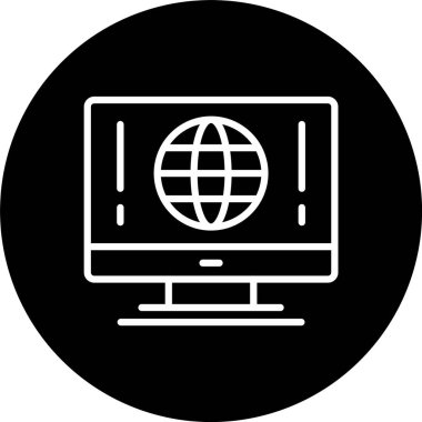 İnternet Satırı Tersine Çevrilmiş Simge