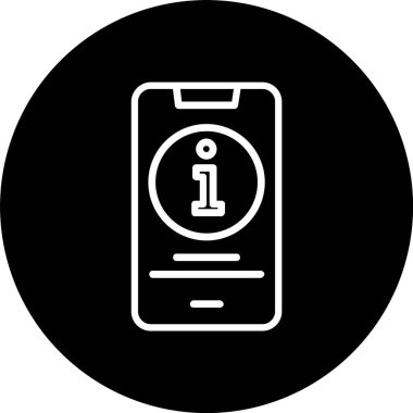 Bilgi Satırı Tersine Çevrilmiş Simge