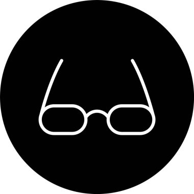 Gözlük Satırı Tersine Çevrilmiş Simge