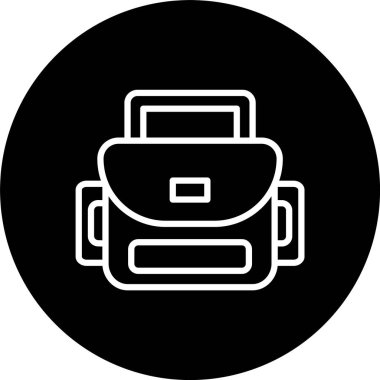 Kamera Torbası Satırı Tersine Çevrilmiş Simge