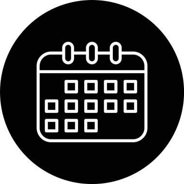 Takvim Satırı Tersine Çevrilmiş Simge