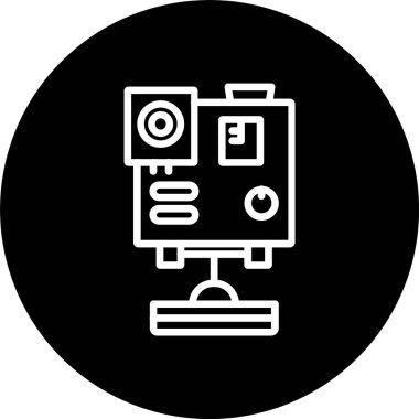 Video Kamera Gopro Hattı Tersine Çevrilmiş Simge