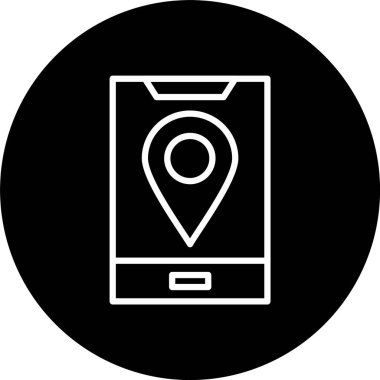 Konum Satırı Tersine Döndürülmüş Simge