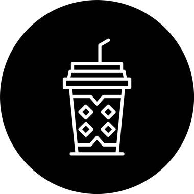 Soğuk Kahve Hattı Ters Döndürülmüş Simge