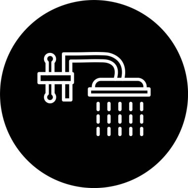 Duş Hattı Tersine Çevrilmiş Simge