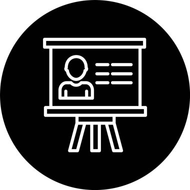 Sunum Satırı Tersine Çevrilmiş Simge