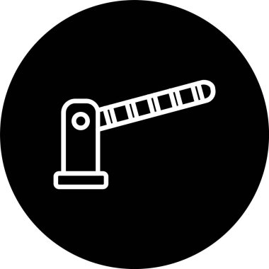 Bariyer Çizgisi Tersine Döndürülmüş Simge