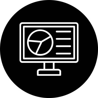 Pasta Çizelgesi Çizelgesi Tersine Çevrilmiş Simge