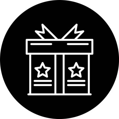 Hediye Kutusu Satırı Tersine Çevrilmiş Simge