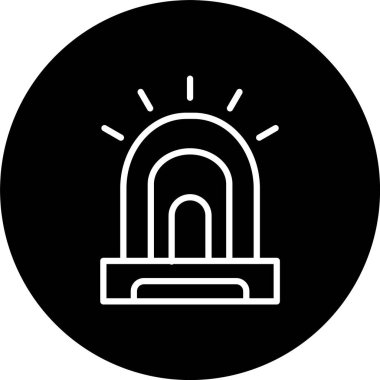 Siren Hattı Tersine Çevrilmiş Simge