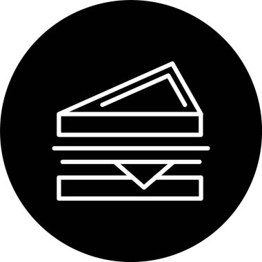 Sandviç Hattı Tersine Çevrilmiş Simge