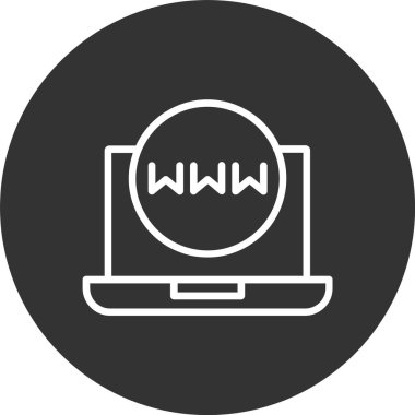 Web Satırı Tersine Çevrilmiş Simge