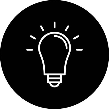 Ampul Hattı Tersine Çevrilmiş Simge