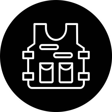 Yelek Satırı Tersine Çevrilmiş Simge