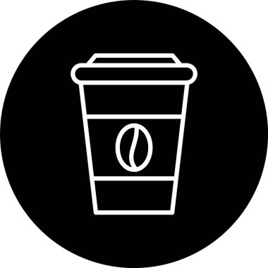 Kahve Hattı Tersine Çevrilmiş Simge