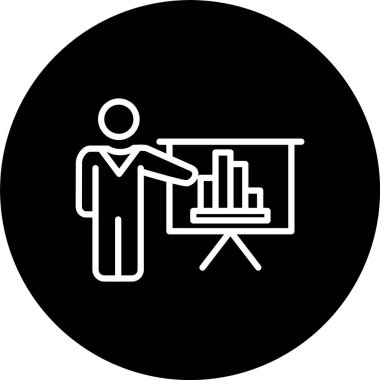 İş Sunum Satırı Tersine Çevrilmiş Simge