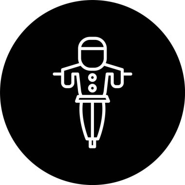 Korkuluk Satırı Tersine Çevrilmiş Simge