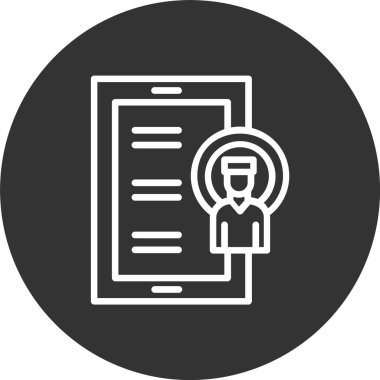 Etki Satırı Tersine Çevrilmiş Simge