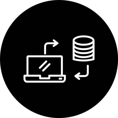 Veri Depolama Hattı Tersine Çevrilmiş Simge