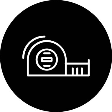 Teyp Satırını Ölç Tersine Çevrilmiş Simge