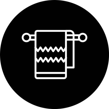 Havlu Satırı Tersine Çevrilmiş Simge