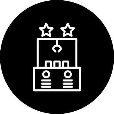 Pençe Makinesi Satırı Tersine Çevrilmiş Simge