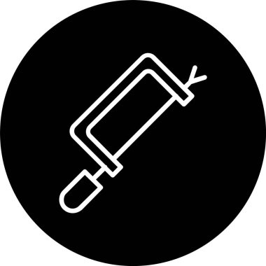 Demir Testere Hattı Tersine Çevrilmiş Simge