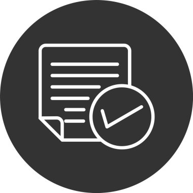 Belge Satırı Tersine Çevrilmiş Simge