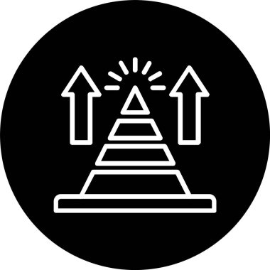 Piramit Çizelgesi Tersine Çevrilmiş Simge