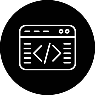 Kodlama Satırı Tersine Döndürülmüş Simge