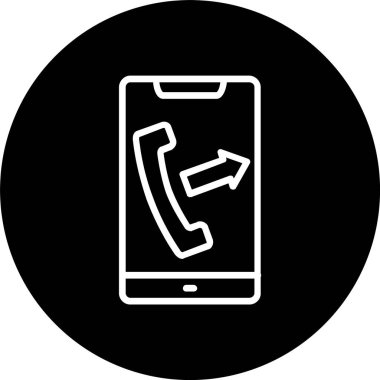 Mobil Satır Tersine Çevrilmiş Simge