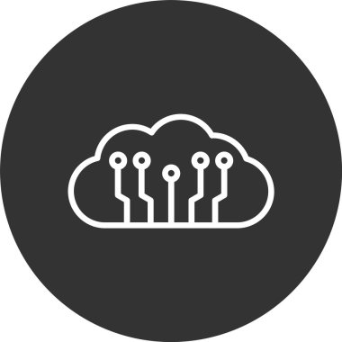 Bulut Satırı Tersine Çevrilmiş Simge