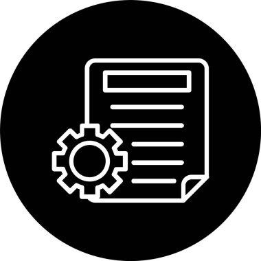 Belge Satırı Tersine Çevrilmiş Simge