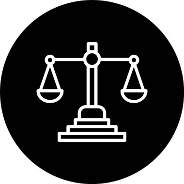 Adalet Satırı Tersine Döndürülmüş Simge