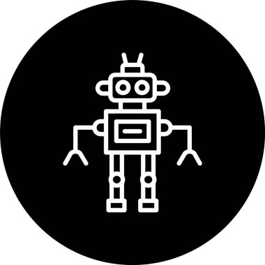 Robot Satırı Tersine Çevrilmiş Simge