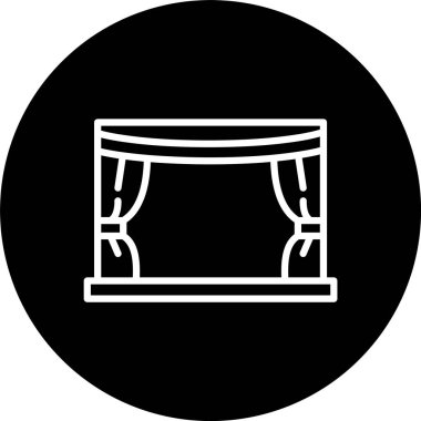 Sahne Satırı Tersine Döndürülmüş Simge