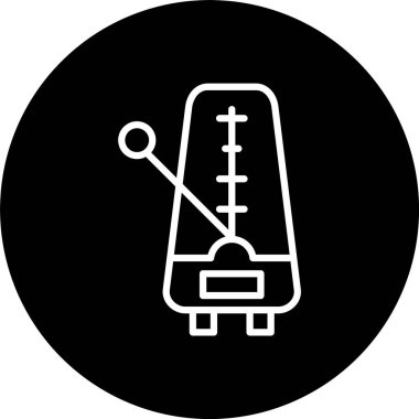 Metronom Satırı Tersine Çevrilmiş Simge