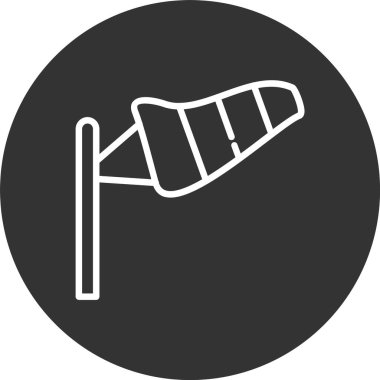 Rüzgâr İmza Satırı Ters Döndürülmüş Simge